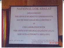 National Lok Adalat at D.C. office