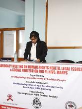 Advocacy Meeting On Human Rights, Health Rights, Legal Issues And Social Protection Scheme For Plhiv And Marps On The 22nd March 2021 In Collaboration With The Meghalaya State Network For Positive People