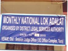 National Lok Adalat held on the 14.03.02015 at D&SJ Tura