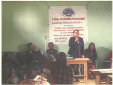 Legal Awareness Programme held at Nongthlien village, Nongstoin on the 5-04-2019