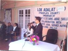 National Lok Adalat at D&SJ Office Shillong