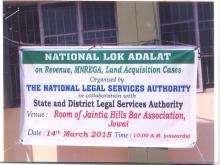 National Lok Adalat held at Jowai